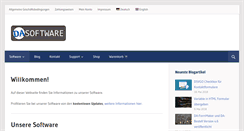 Desktop Screenshot of da-software.de