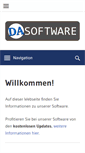 Mobile Screenshot of da-software.de