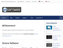Tablet Screenshot of da-software.de